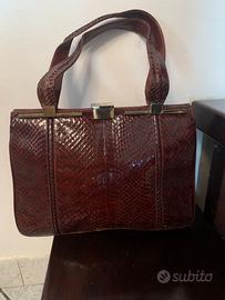 Borsa pitone vintage