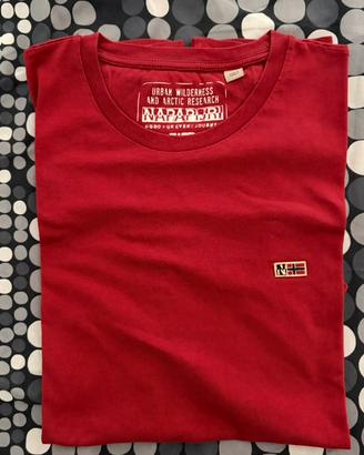 T shirt Maglietta manica Corta Napapijri Tg L