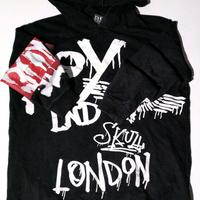 Felpa BOY London con Stampe Nera - L Unisex Ottime