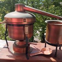 Distillatore vintage in rame collezzionismo 