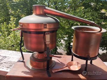 Distillatore vintage in rame collezzionismo 