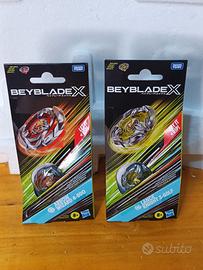 Set 2 Beyblade X Lance Knight e Arrow Wizard