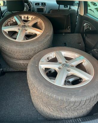 Cerchi gommati invernali 15” originali Wolkswagen