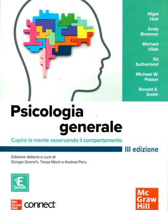 PSICOLOGIA GENERALE TERZA EDIZIONE