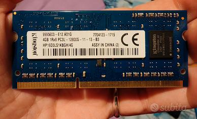 Memoria Ram 4Gb - Kingston