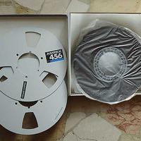 Ampex 456, bobina metallica con nastro 1/2 pollice