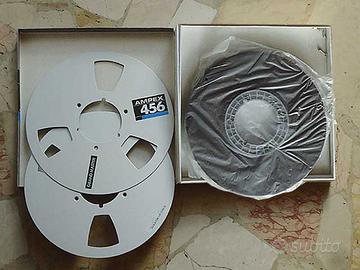 Ampex 456, bobina metallica con nastro 1/2 pollice