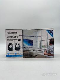 2 Cuffie Panasonic RP-WF830W Wireless con Supporto