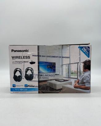 2 Cuffie Panasonic RP-WF830W Wireless con Supporto