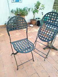 Sedie vintage da giardino