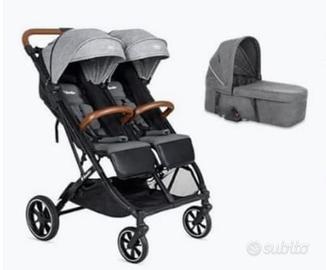 Passeggino doppio X-Lander X-double con navicella