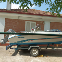 Barca+carrello modello keylargo con motore 40Cv
