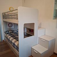 Letto a castello con materassi