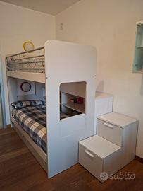 Letto a castello con materassi