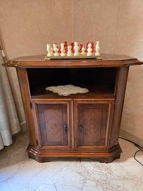Mobile angolare classico in legno massello