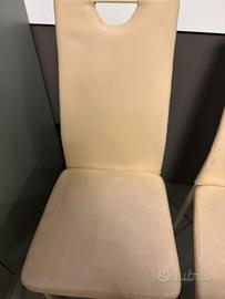  4 sedie ecopelle 7 euro caduna