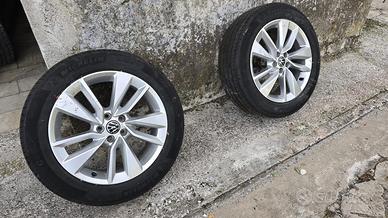 4 cerchi volkswagen taigo 5x100 +Gomme