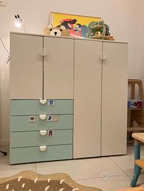 Fasciatoio e Armadio bambini IKEA