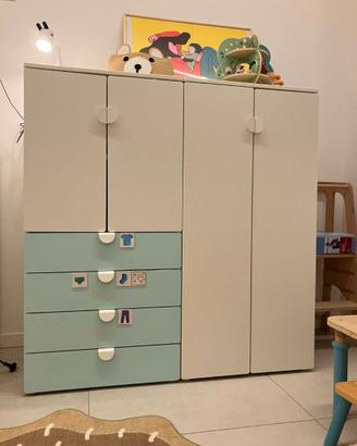 Fasciatoio e Armadio bambini IKEA