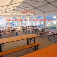 20 SET  PANCHE E TAVOLI PIEGHEVOLI 80 X 220  PROF.