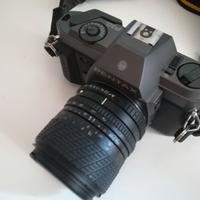 Pentax P30t + zoom 28/70 + duplicatore focale
