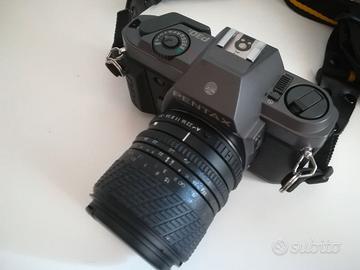 Pentax P30t + zoom 28/70 + duplicatore focale