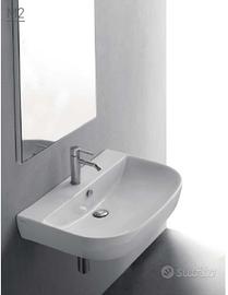 Lavabo cm 60 in ceramica Bianco