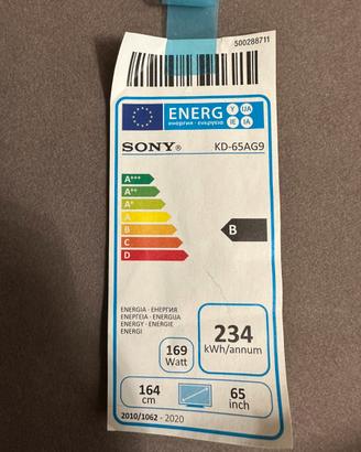 TV Sony 65 pollici '' Rotto''