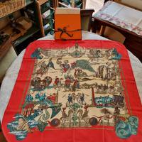 Foulard Hermès "Au Fil de la Soie" originale 