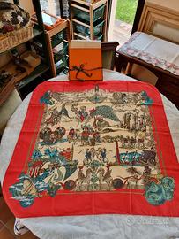 Foulard Hermès "Au Fil de la Soie" originale 