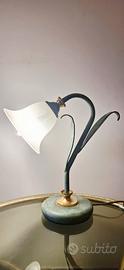 Lampada da Tavolo Stile Liberty modello giglio