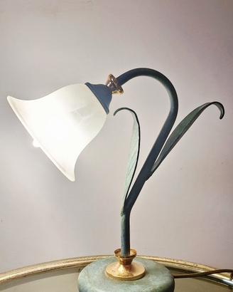 Lampada da Tavolo Stile Liberty modello giglio