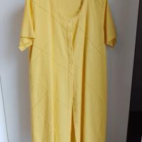 Vestito giallo cotone