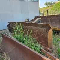 Benna spingi terra oppure cippato materiale ferros