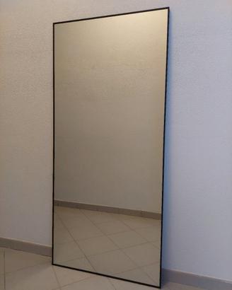 Specchio grande con cornice Alluminio