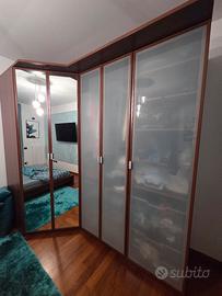 Cabina armadio vero legno