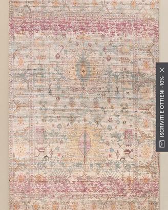 Tappeto 170x260 in juta e tessuto