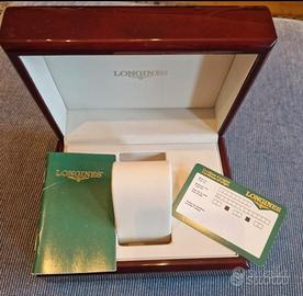 scatola e garanzia non compilata LONGINES