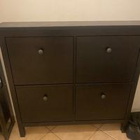 Scarpiera Ikea Hemnes nera
