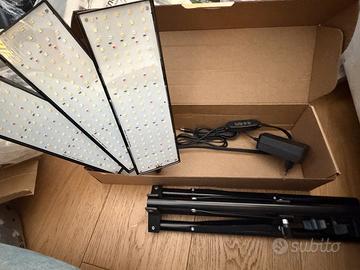 Lampada piante LED Grow Light 30W con treppiede