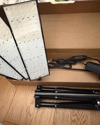 Lampada piante LED Grow Light 30W con treppiede