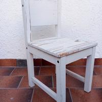 Sedia da bambino in legno bianca IKEA