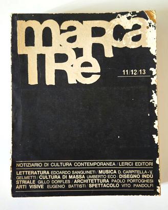 MARCATRE' NN.  11-12-13 LERICI EDITORI 1965