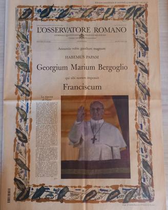 L'Osservatore Romano - Elezione Papa Francesco 