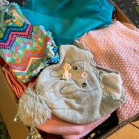 Cartone misto abbigliamento bimba 4-6-8-10 anni