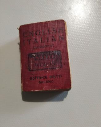 Dizionario "Mignon" Inglese-Italiano anni '40 - Ed