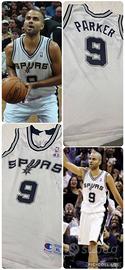 Canotta da basket nba parker champion san antonio