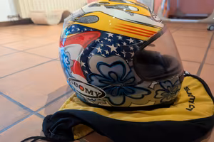 CASCO SUOMY Spec-1R STAR USA VINTAGE Taglia S RARA