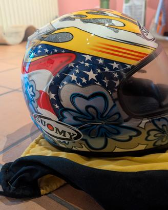 CASCO SUOMY Spec-1R STAR USA VINTAGE Taglia S RARA