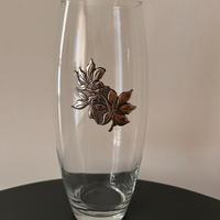 Vaso vetro e argento